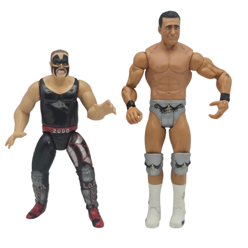 Jakks Pacific Mattel Animal Legion Of Doom 1997 & Alberto Del Rio 2013 Loose